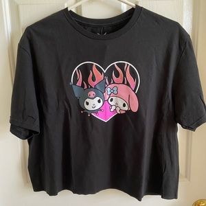My Melody and Kuromi Cropped top shirt